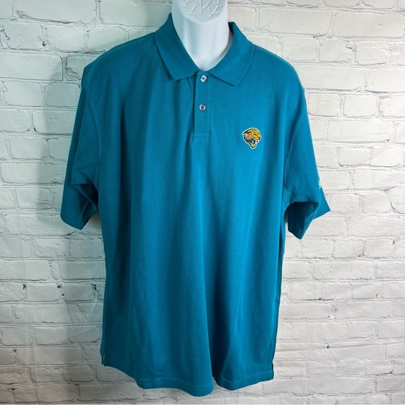 Teal Polo Shirt with Logo - Picture 1 of 3